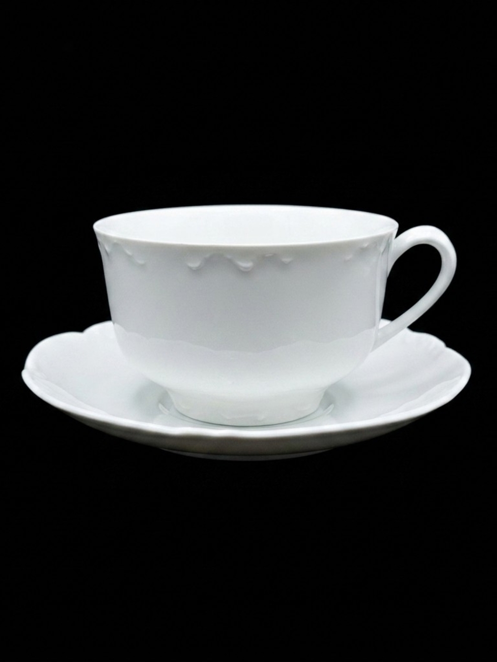 Antique Rosenthal Versailles White Cup & Saucer Set